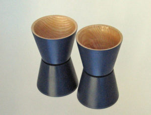 Lacquered cups